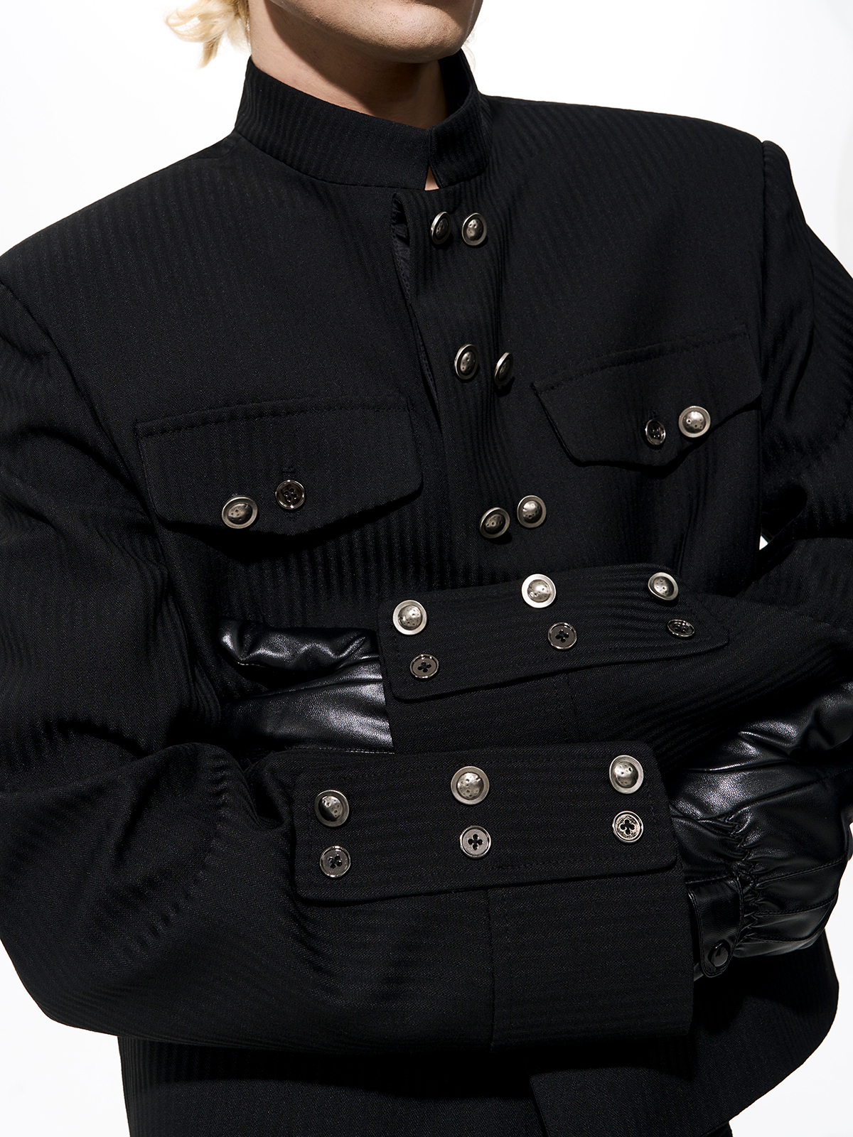 OBSIDIAN COMMANDER CROPPED SUIT SET-START EXCEED END