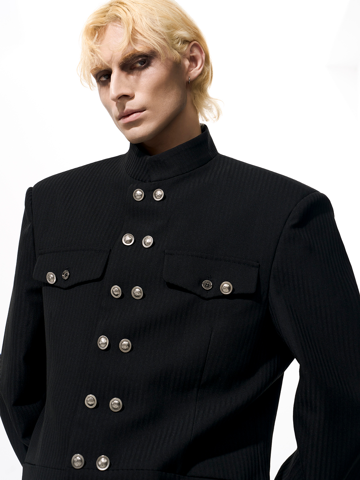 OBSIDIAN COMMANDER CROPPED SUIT SET-START EXCEED END