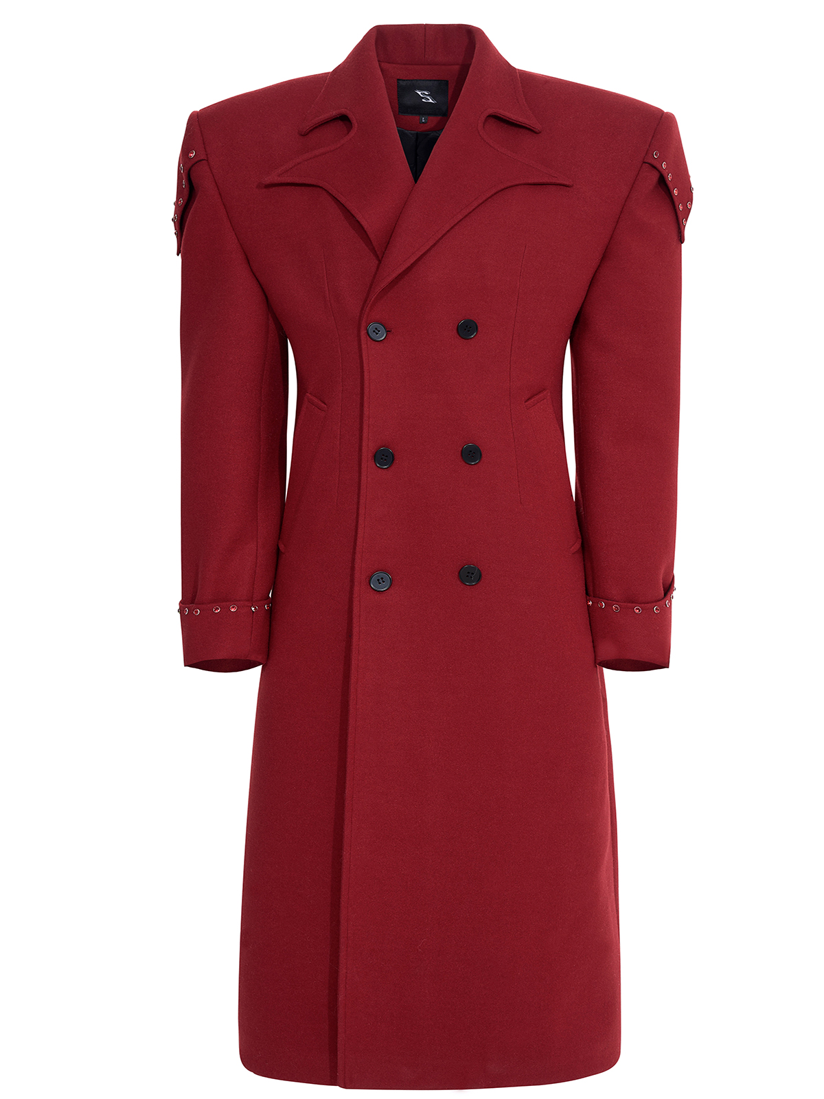 OXBLOOD IMPERIAL STRUCTURED COAT