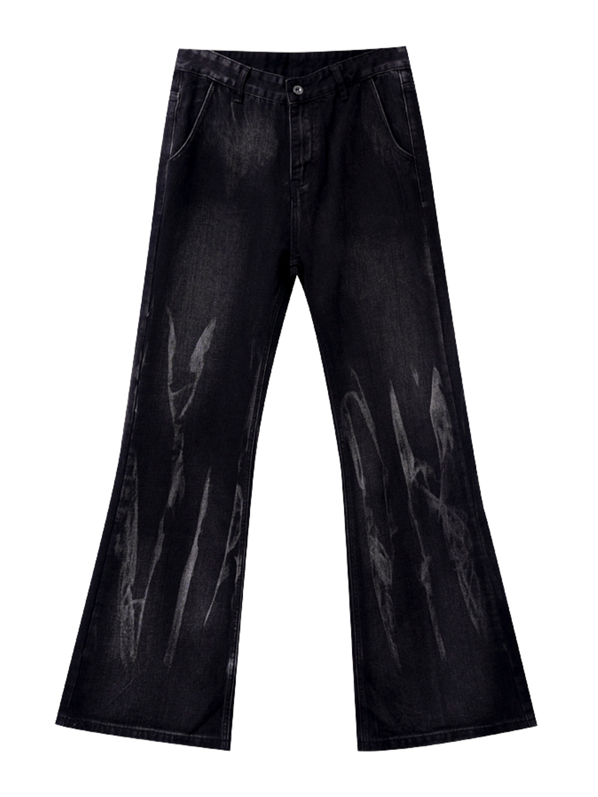 GRADIENT VINTAGE WASH WIDE LEG DENIM