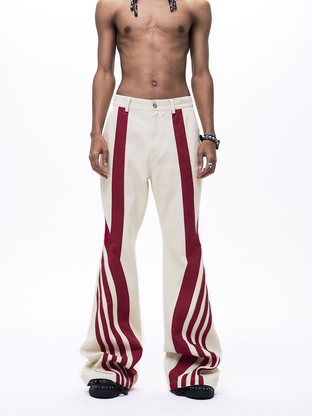 EMBROIDERED RACING BADGE MOTO DENIM SET