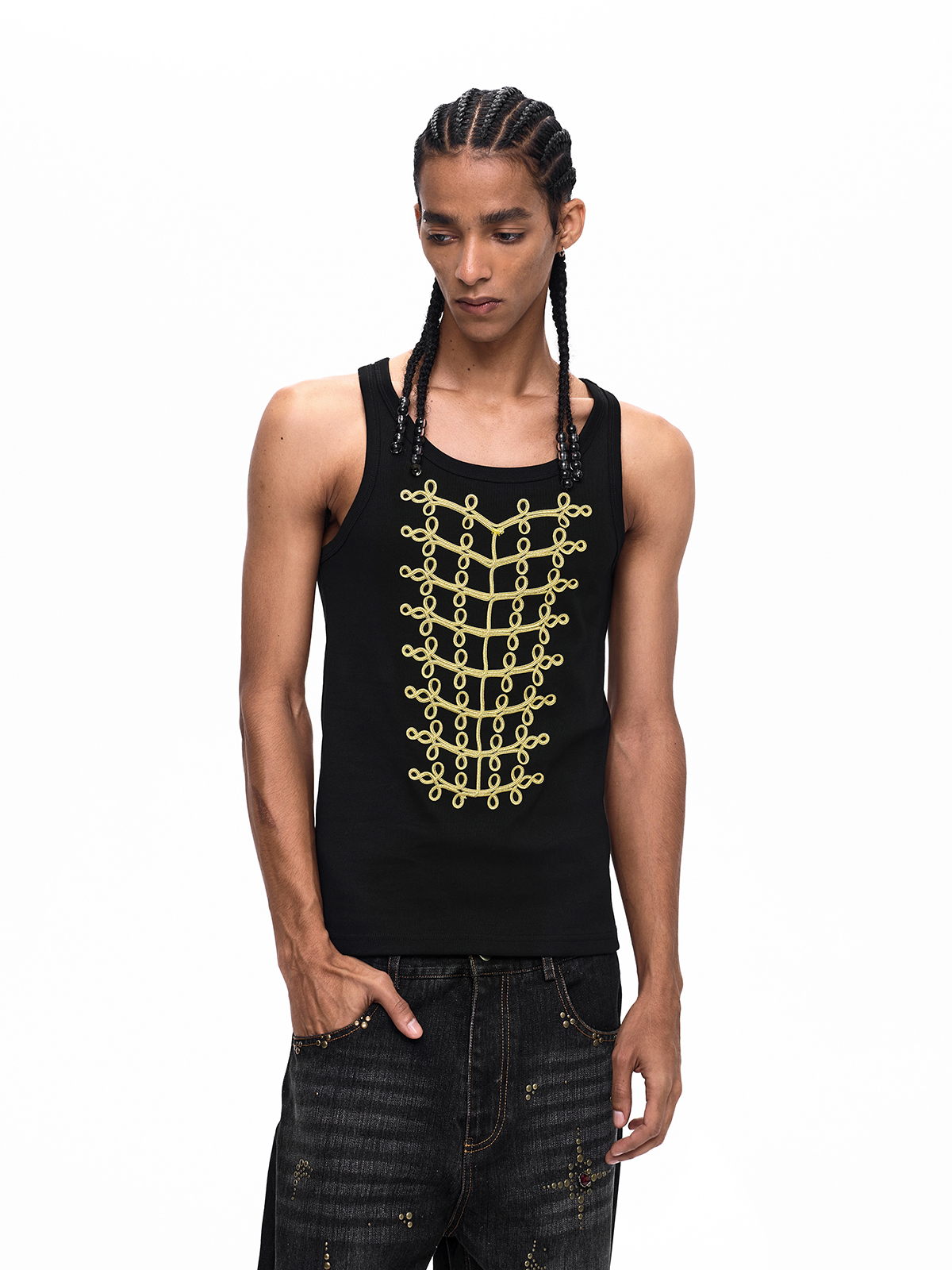 NAPOLEONIC BRAIDED TANK TOP