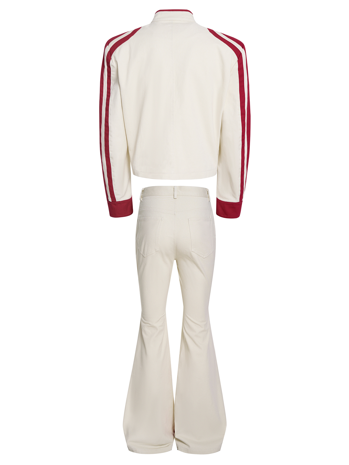 EMBROIDERED RACING BADGE MOTO DENIM SET