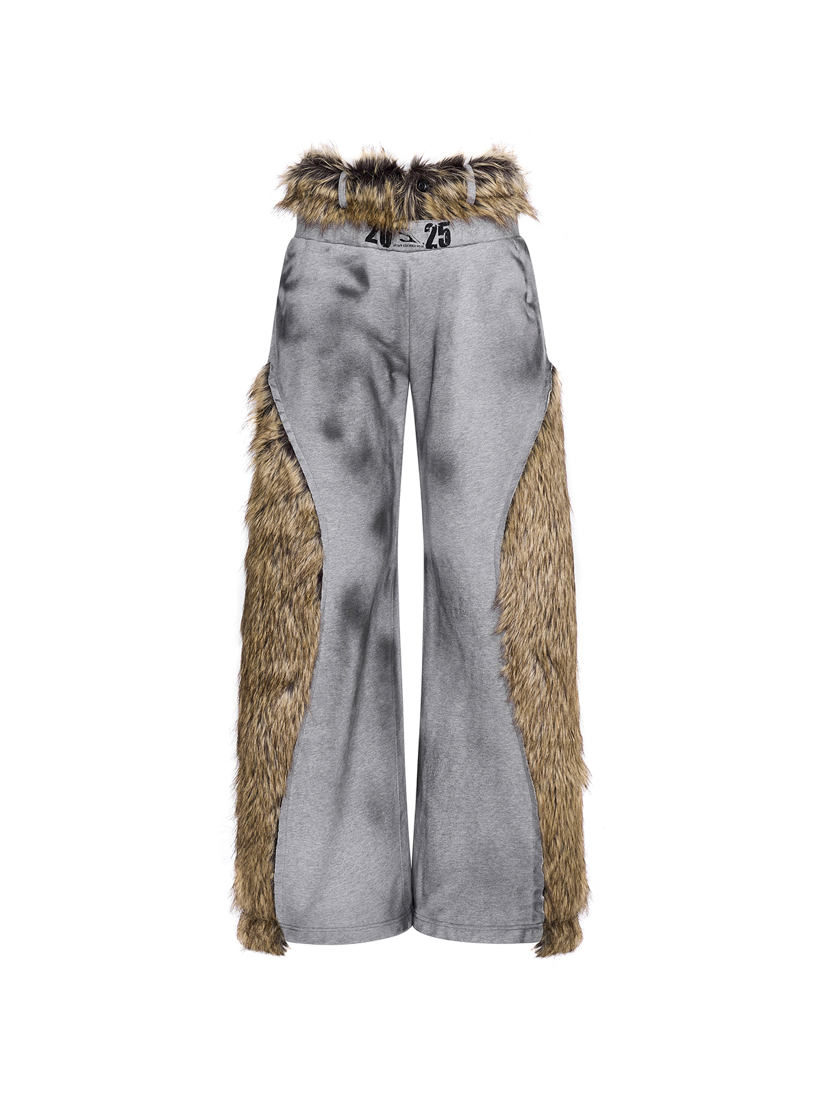 Grey Faux Fur Tracksuit | START EXCEED END