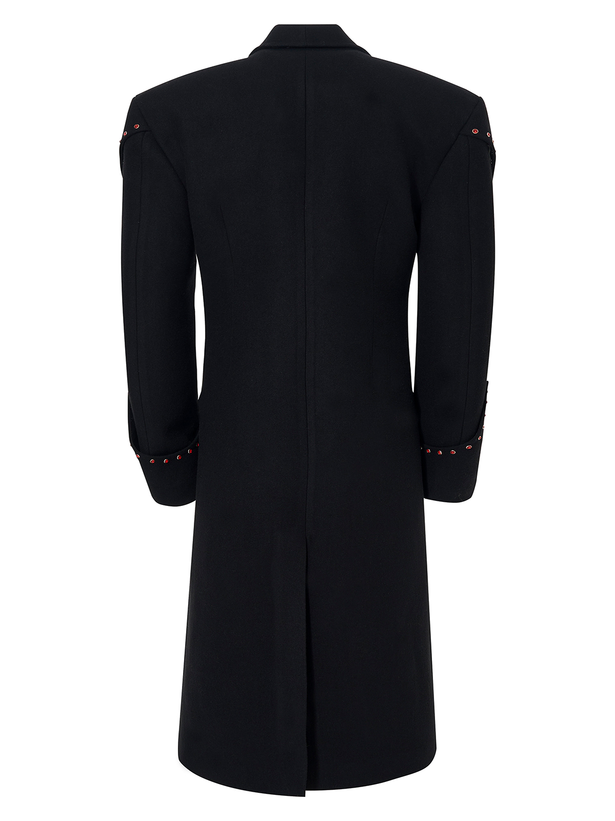 NOCTURNAL BLOOD-STUD STRUCTURED COAT