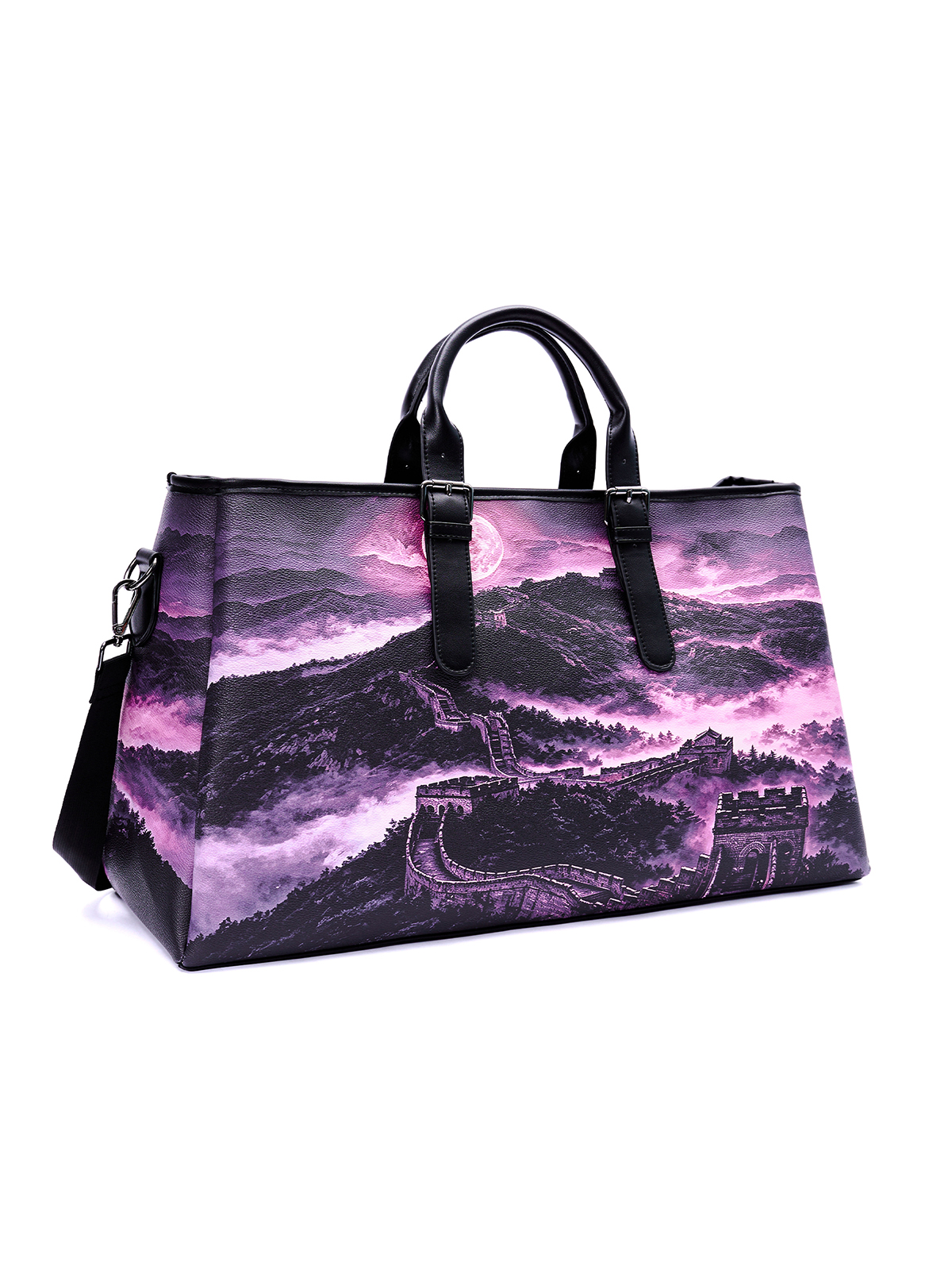 MISTY MOUNTAIN PRINT TOTE BAG