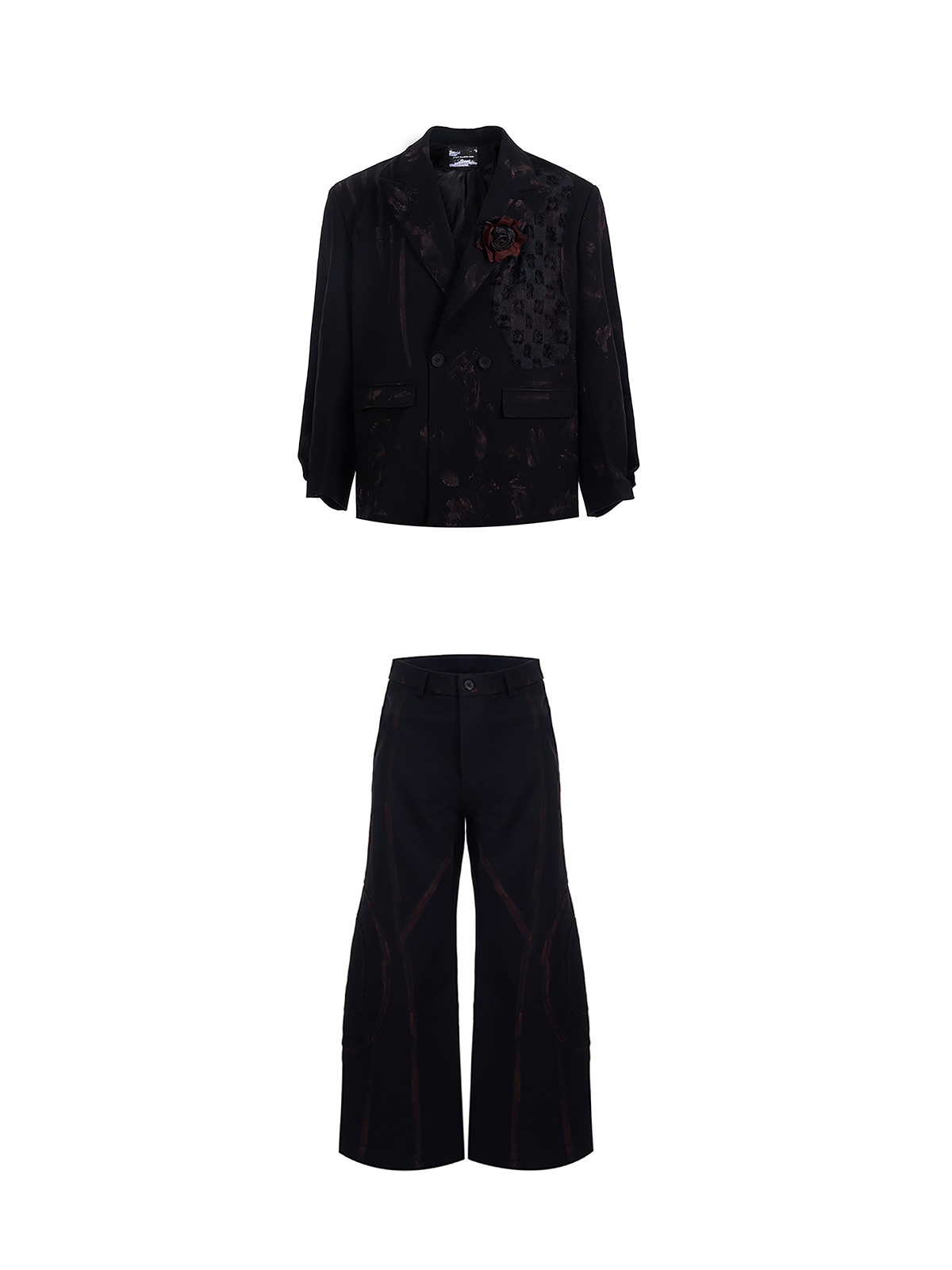 NIGHT ROSE TAILORED SUIT SET