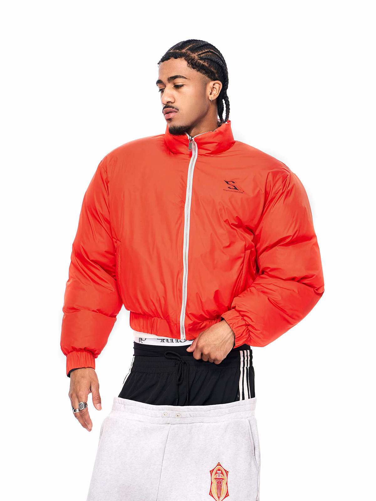 REVERSIBLE ALTAI RACING PUFFER (BLAZE ORANGE)