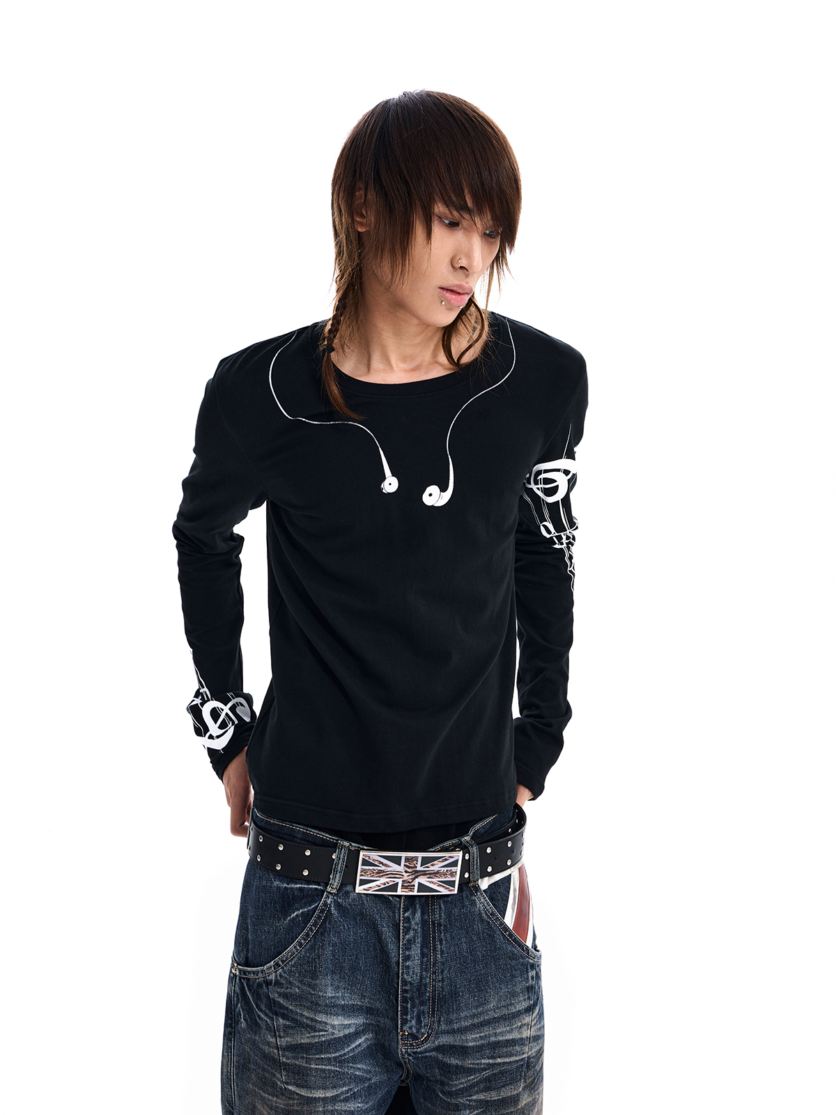 SOUNDWAVE SLEEVE LONG SLEEVE TEE