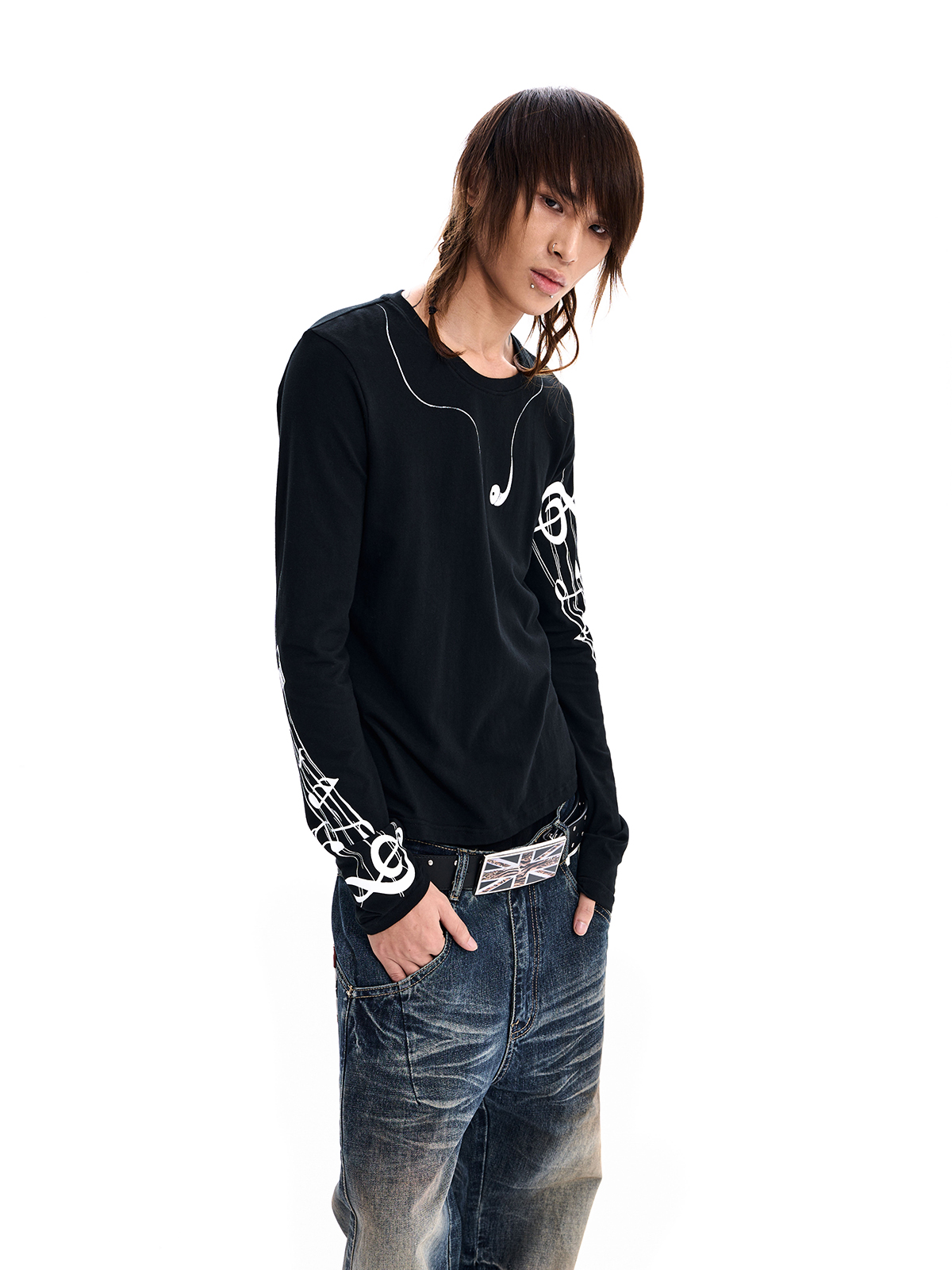 SOUNDWAVE SLEEVE LONG SLEEVE TEE