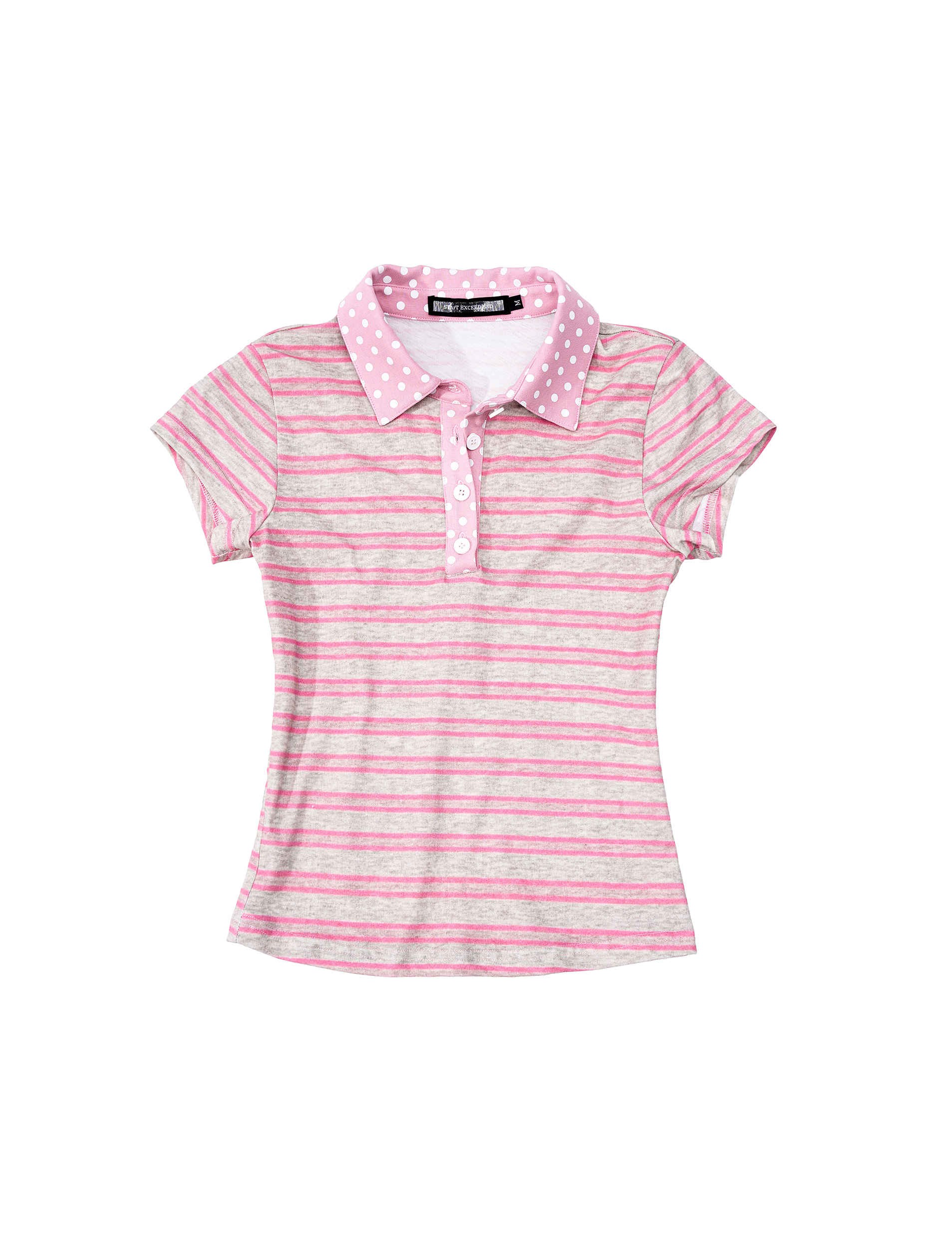 STRIPED POLKA DOT BABY TEE SET