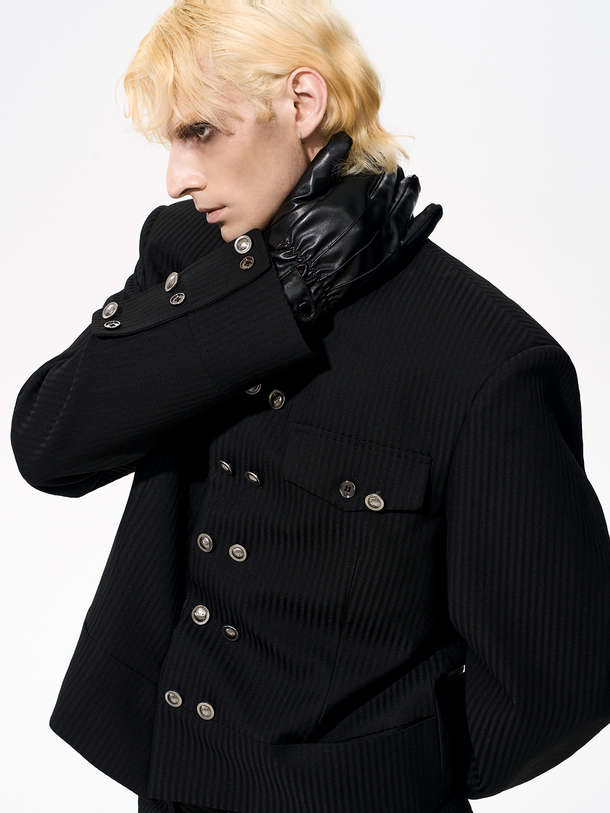 OBSIDIAN COMMANDER CROPPED SUIT SET-START EXCEED END