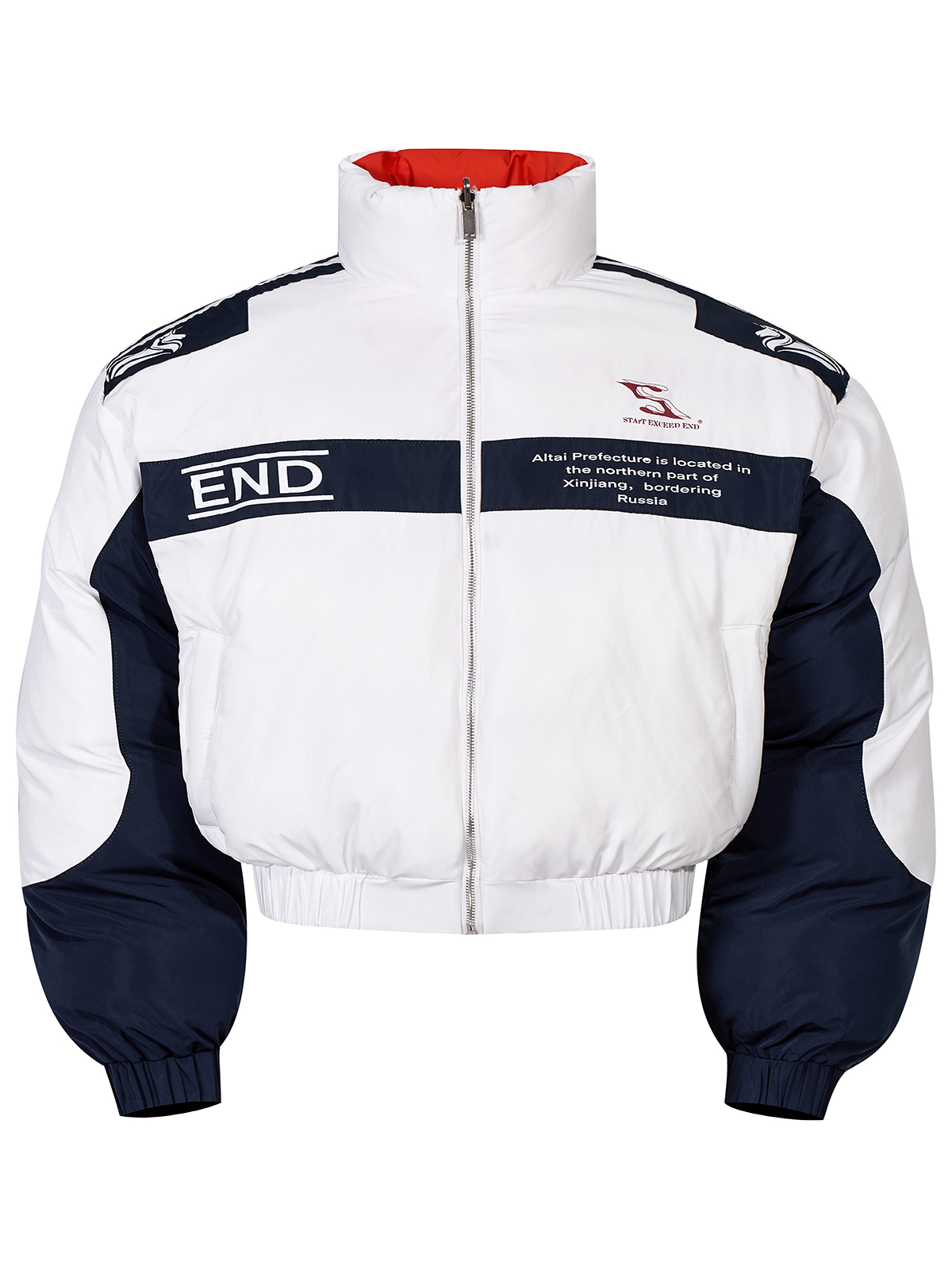 REVERSIBLE ALTAI RACING PUFFER (BLAZE ORANGE)