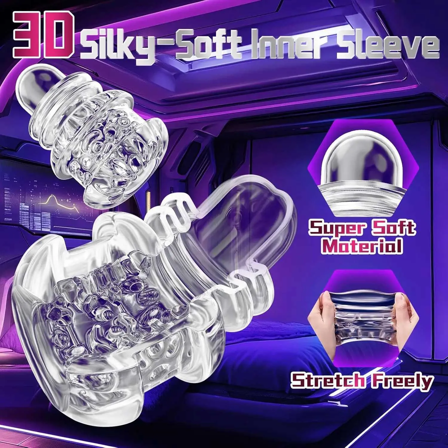 HESEKS Thrusting Automatic Male Masturbator Cup Real Tongue Licking Blowjob Sex Machine Stroker for Penis Training Stimulation gbamboo_0DFV