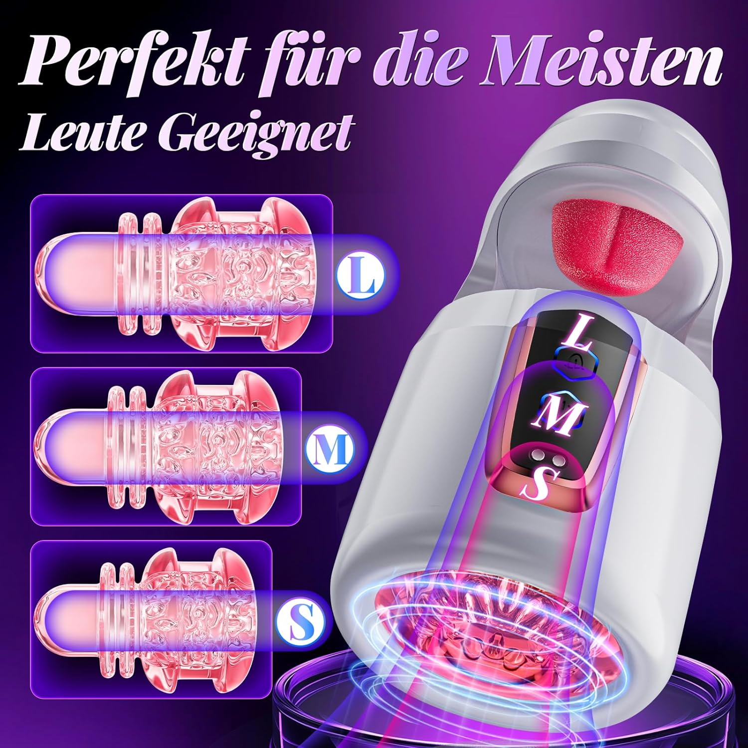 HESEKS Thrusting Automatic Male Masturbator Cup Real Tongue Licking Blowjob Sex Machine Stroker for Penis Training Stimulation gbamboo_0DFV
