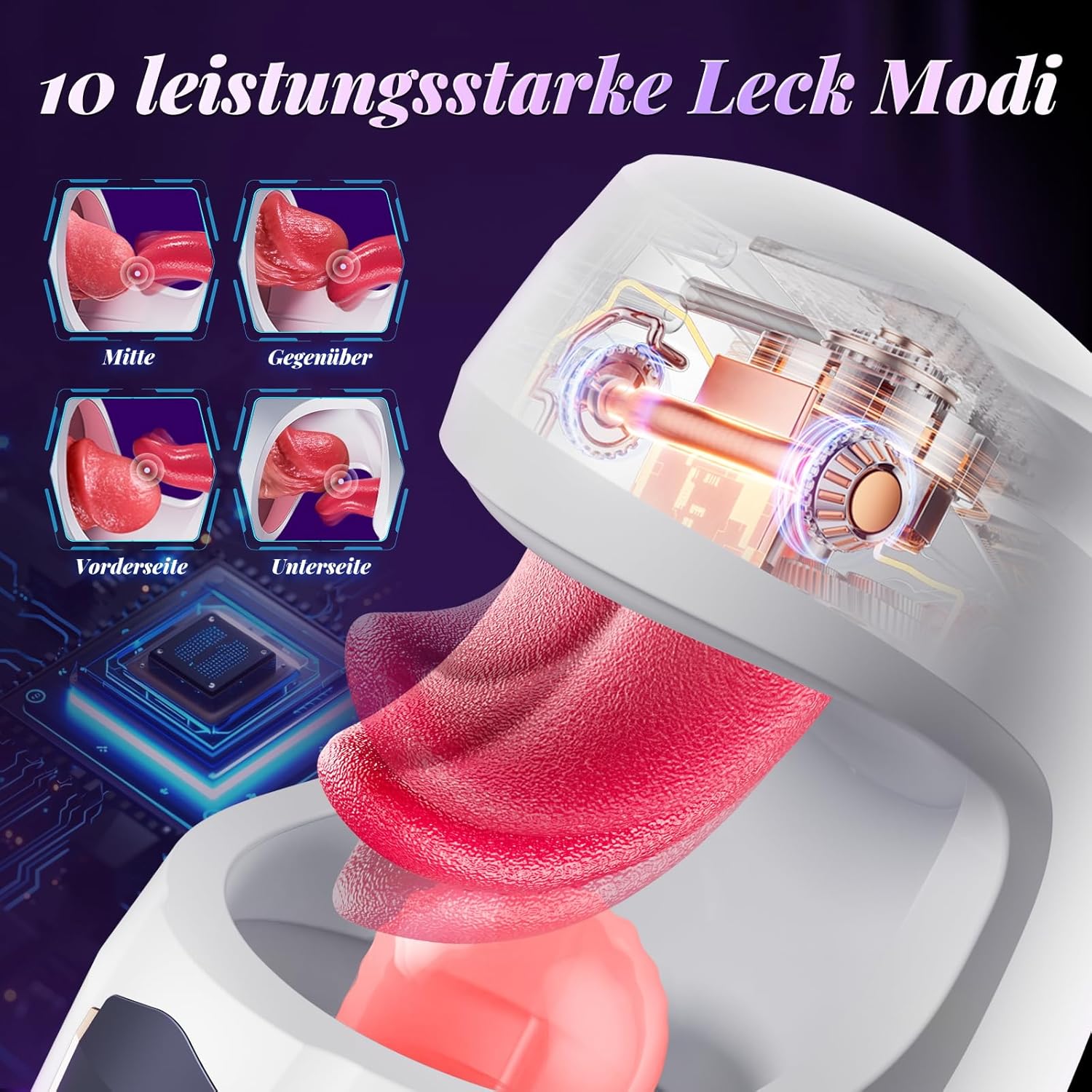 HESEKS Thrusting Automatic Male Masturbator Cup Real Tongue Licking Blowjob Sex Machine Stroker for Penis Training Stimulation gbamboo_0DFV