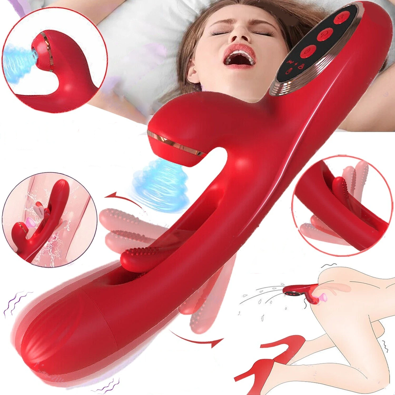 【Discreet Delivery】2026 New Arrival Presale — 50% OFF – 💖3-in-1 Flapping & Licking Vibrator