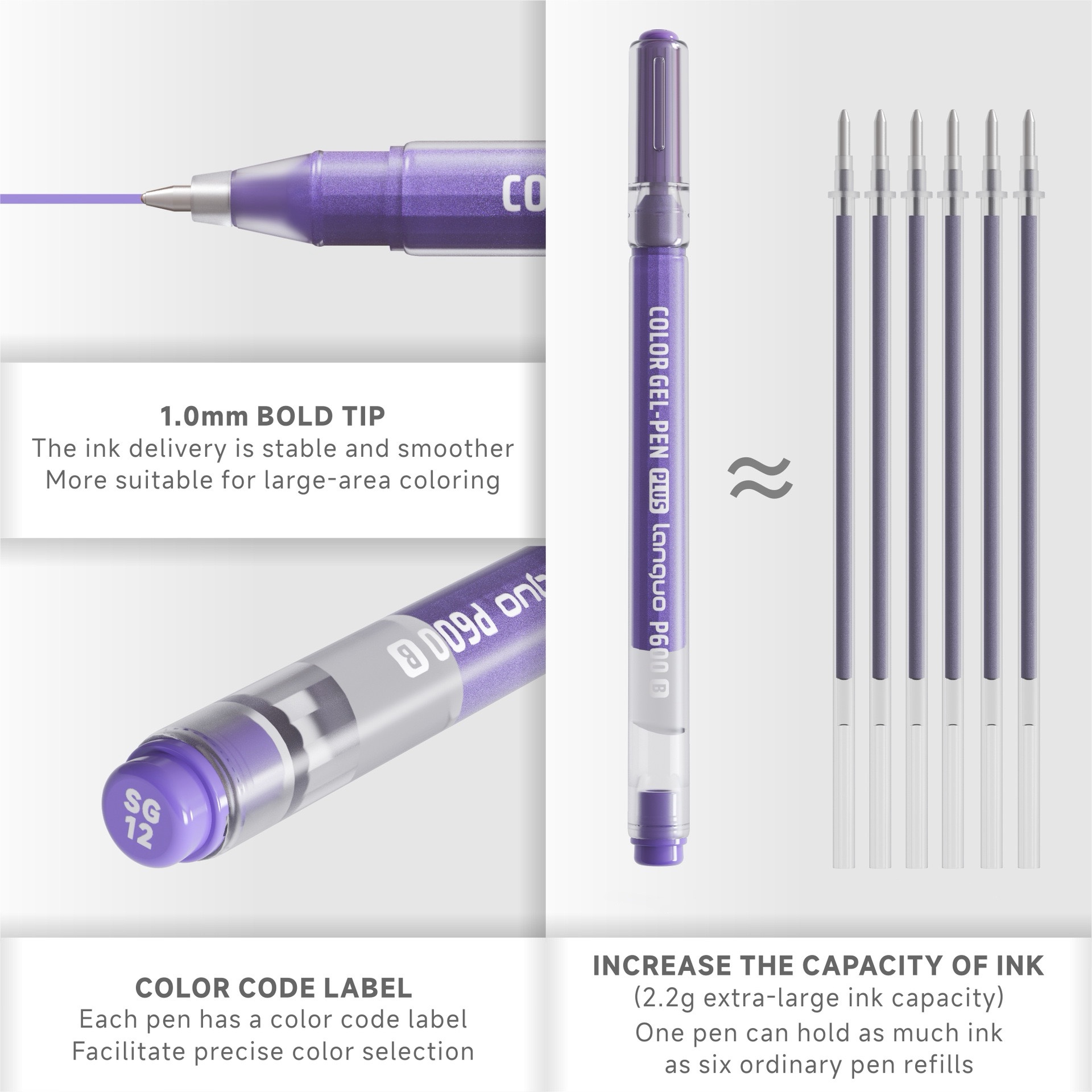 Surprise Glitter Gel pens wishing and matching!