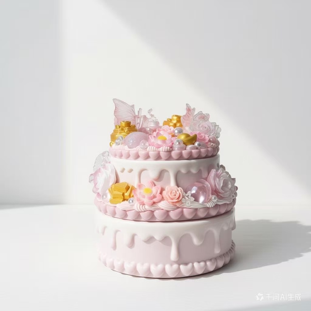 Surprise cake container box - wish is 1 more Plushie!