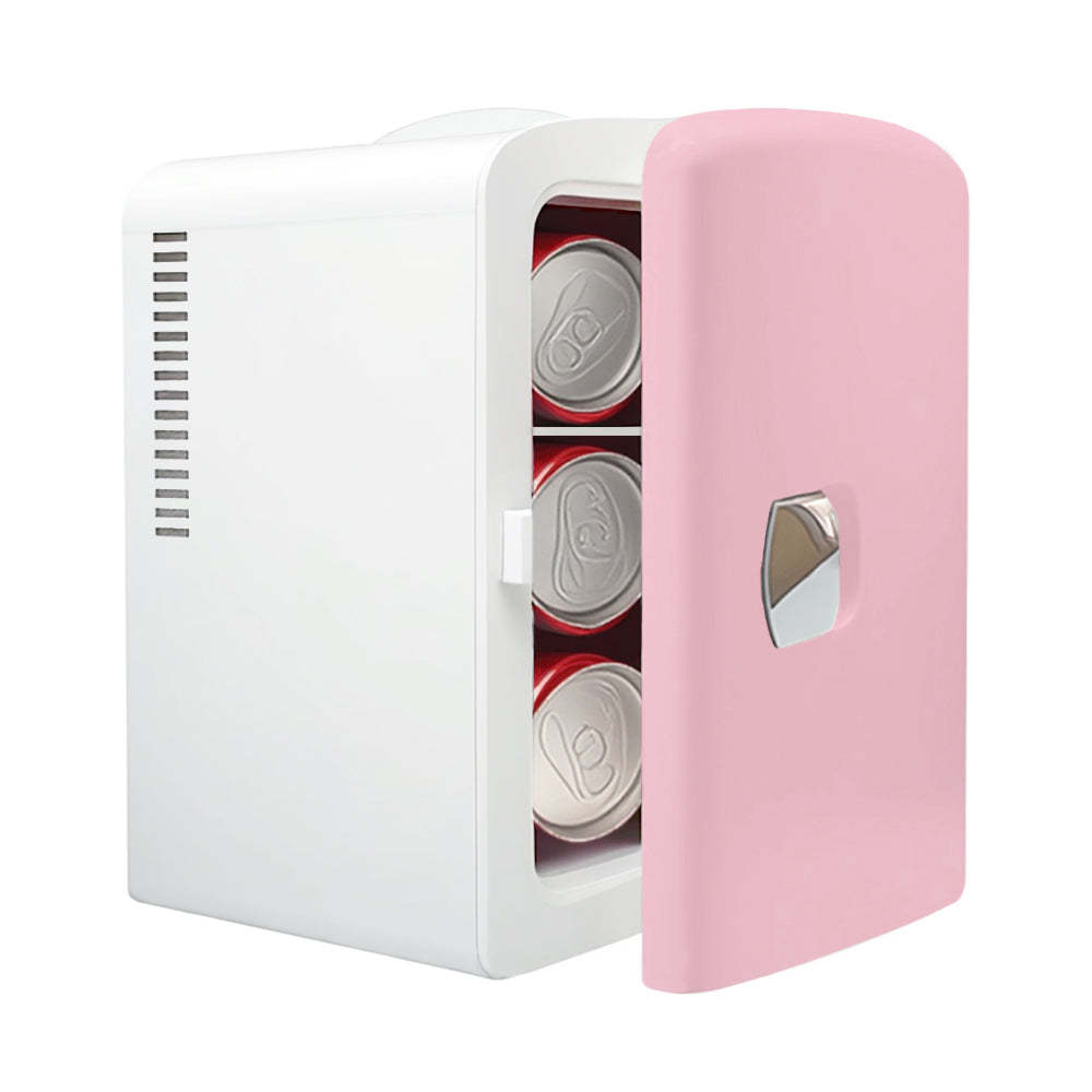 Mini Fridge K4106, 4 Liter/6 Can Portable Cooler and Warmer Personal R
