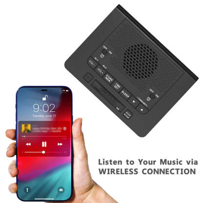 Bedroom Digital Alarm clock with FM radio, Bluetooth, Dimmable LED display screen, sleep timer, adjustable volume, dual alarm clock with on/off button, bedside alarm clock for adults, the elderly and children iTOMA 515