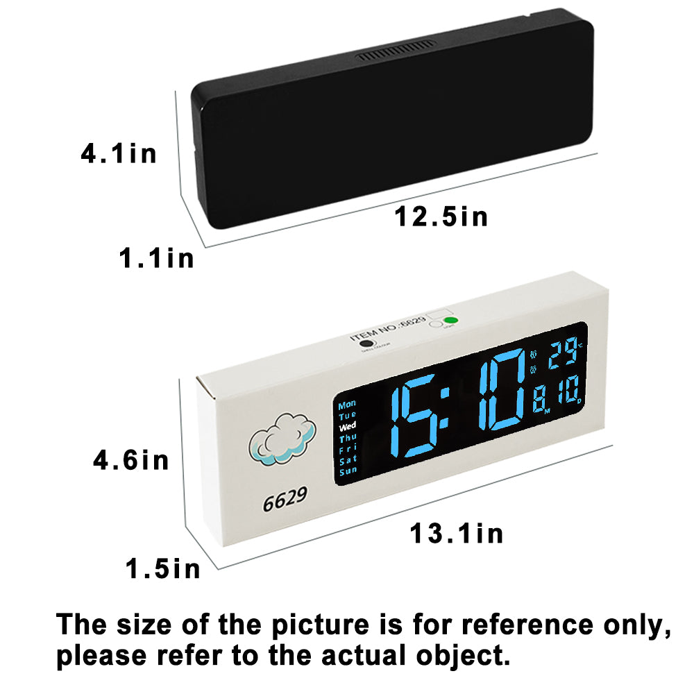 13 Inch Large Display LED Digita Wall Clock -ITOMA