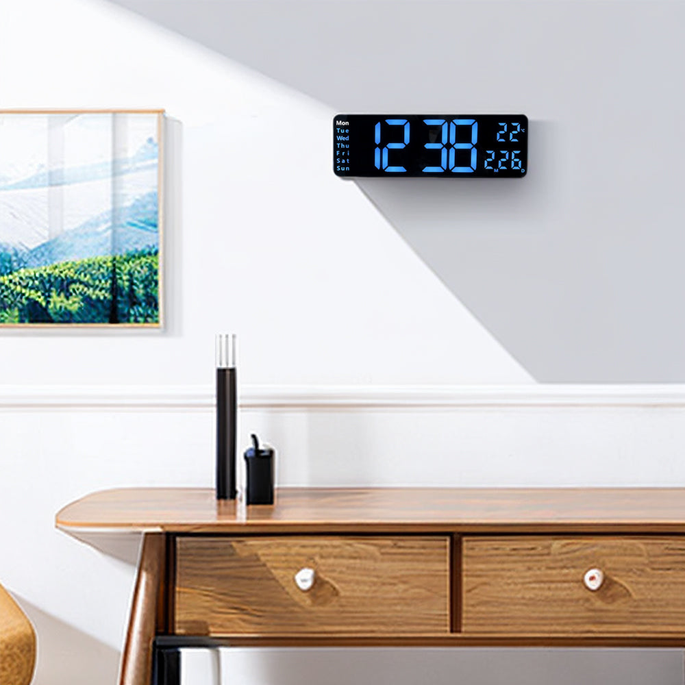 13 Inch Large Display LED Digita Wall Clock -ITOMA