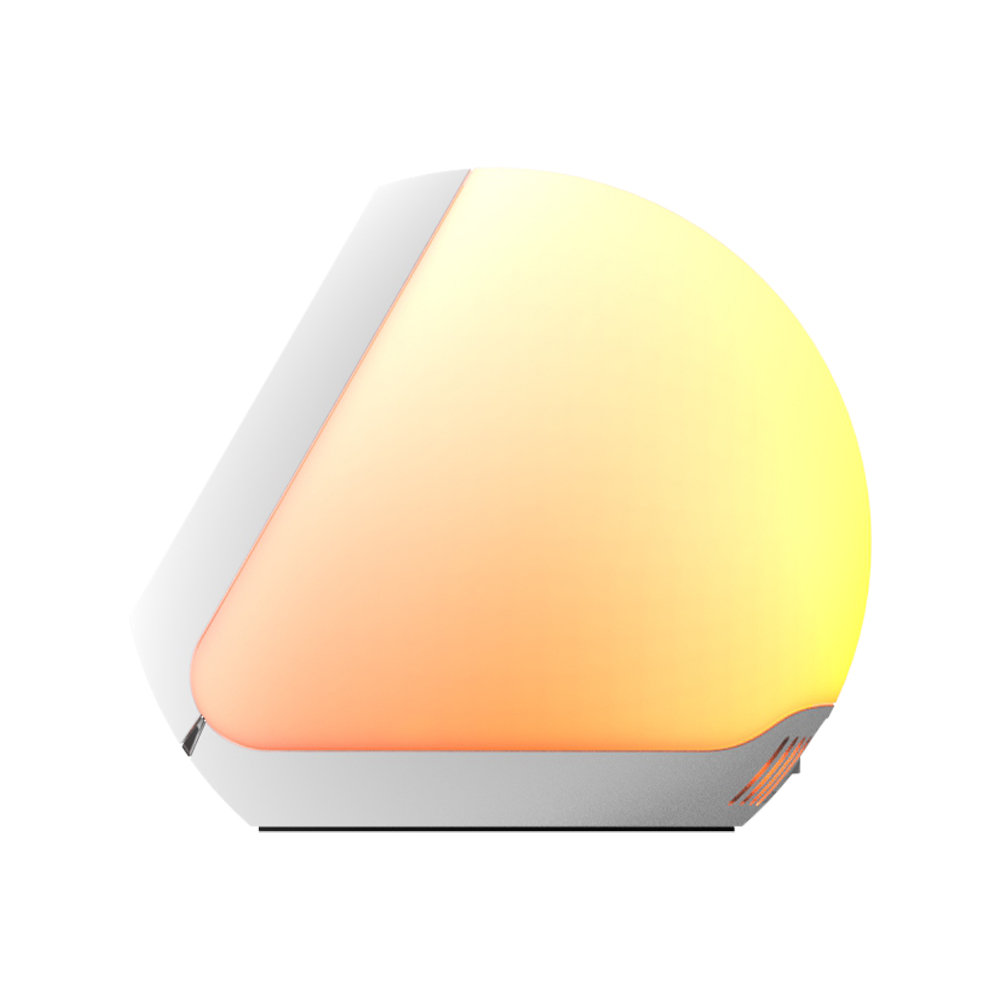 Kids Room Thermometer, Hygrometer and Cute Facial Expressions, Colorful Light Choose, 4 Level Dimmer, Indoor Temperature Monitor, LCD Screen Child Time Display Temperature and Humidity Gauge iTOMA 915