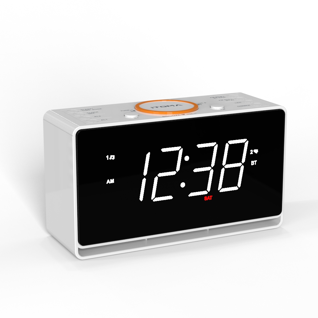 Digital Alarm Clock Radio with Bluetooth, FM Radio-ITOMA