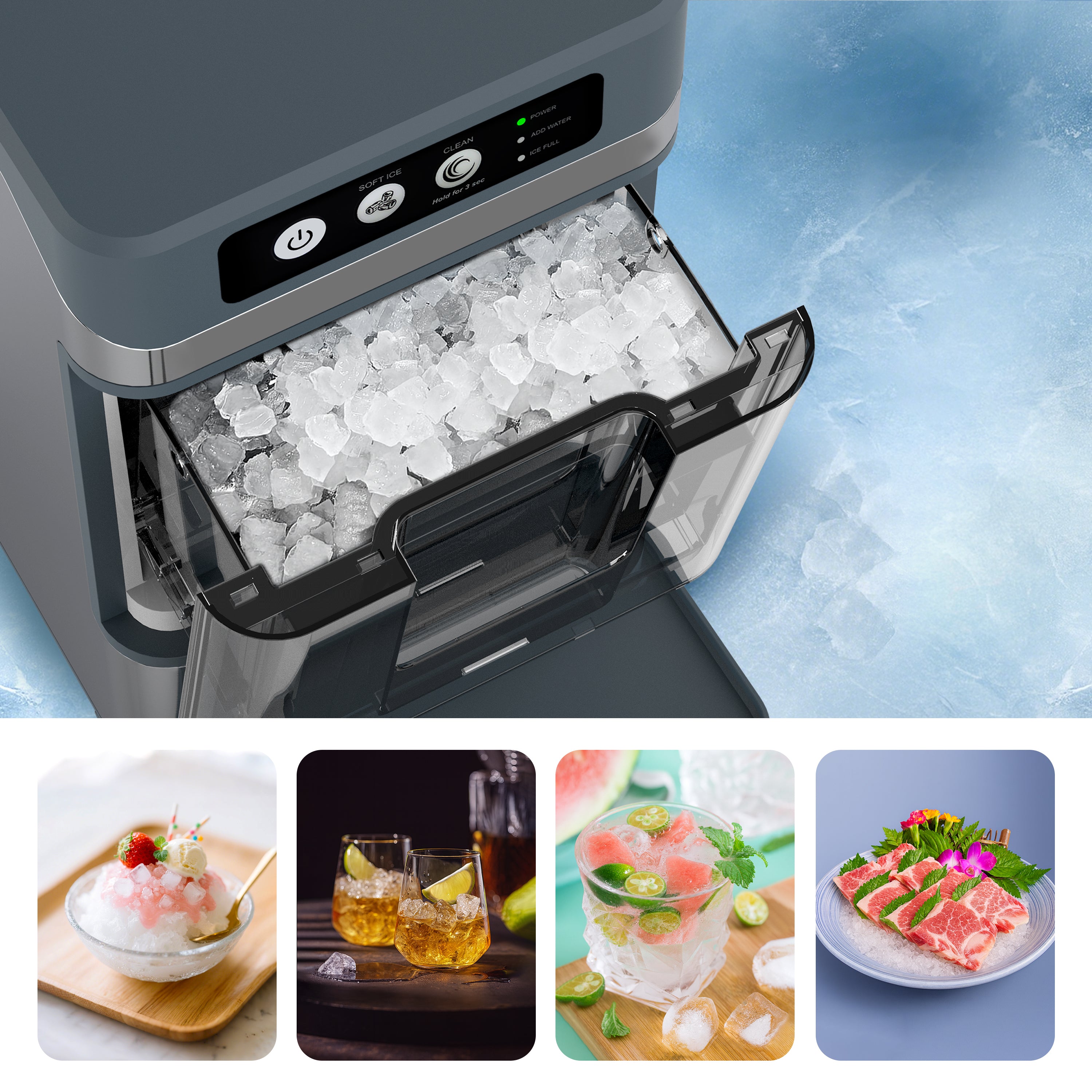 Household ice maker - Chewing ice-ITOMA