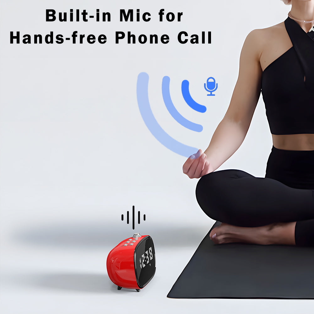 Digital Retro Alarm Clock with Bluetooth -ITOMA