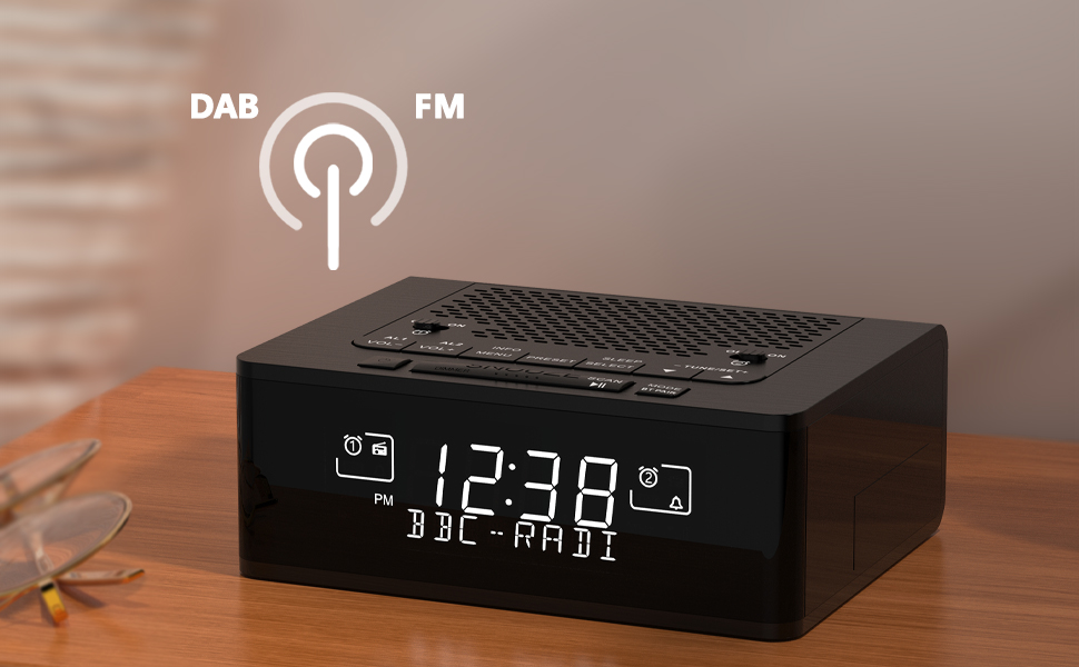 DAB alarm clock