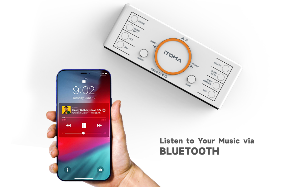 Bluetooth Alarm Clock