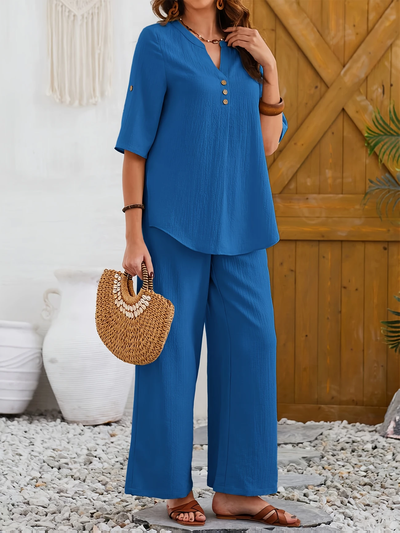 ⏰ LAST DAY SAVE 50% 💥Women's Cotton Casual Loose Suit