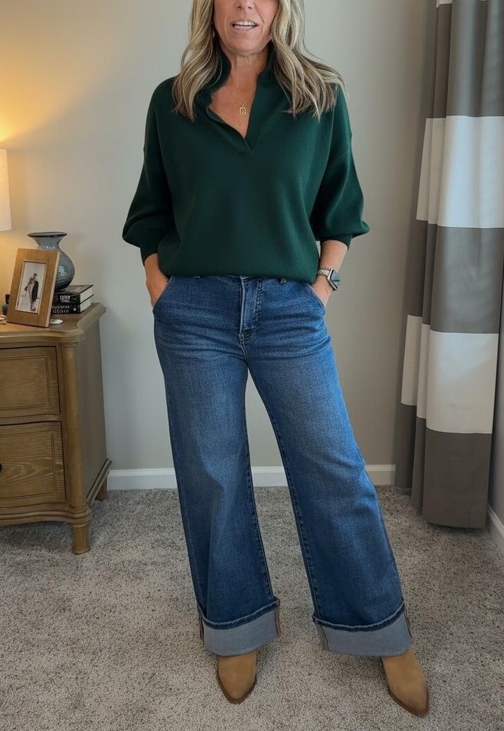 NEW🔥 Women's Cotton V-Neck Top