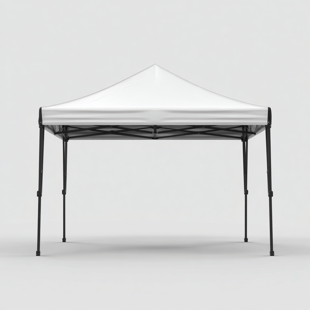 Tonnelle de jardin en acier et polyester 300x300x260 cm - blanc - pliable et résistante aux UV-Homelyio