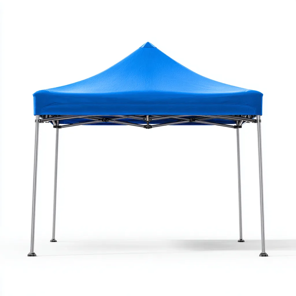 Tonnelle de jardin en aluminium 300x300x260 cm - bleu - structure pliante légère-Homelyio