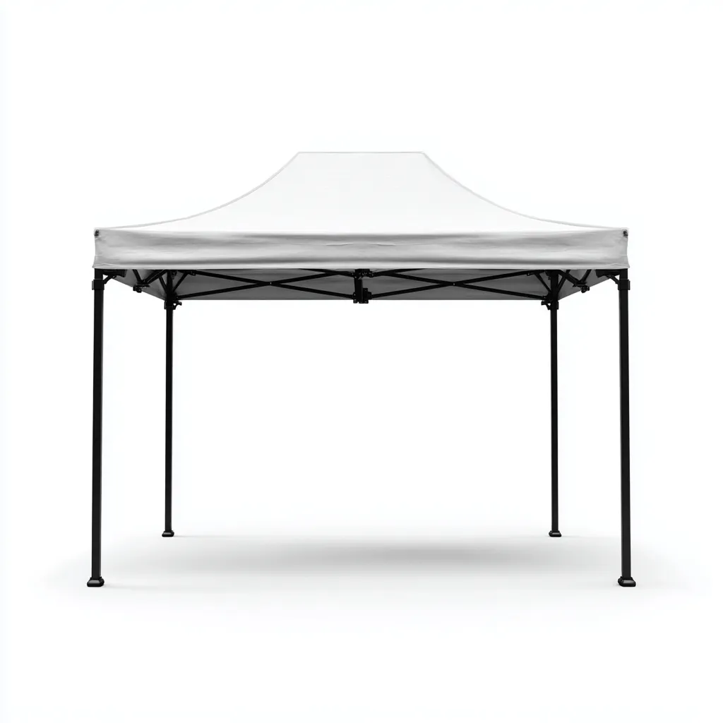 Tonnelle de jardin en acier avec toit en tissu 280x280x250 cm - blanc - design pliable et résistant-Homelyio