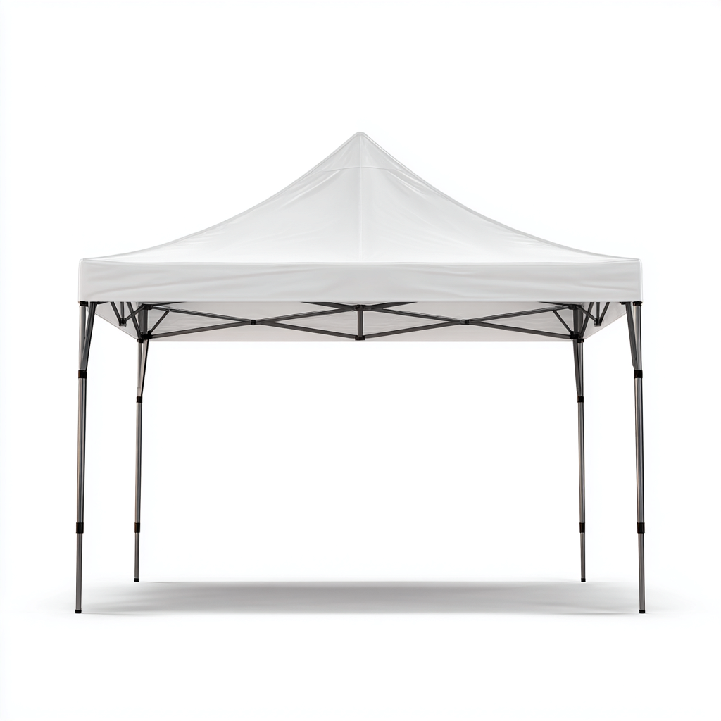 Tonnelle de jardin en acier 300x300x260 cm - blanc - structure pliante robuste-Homelyio