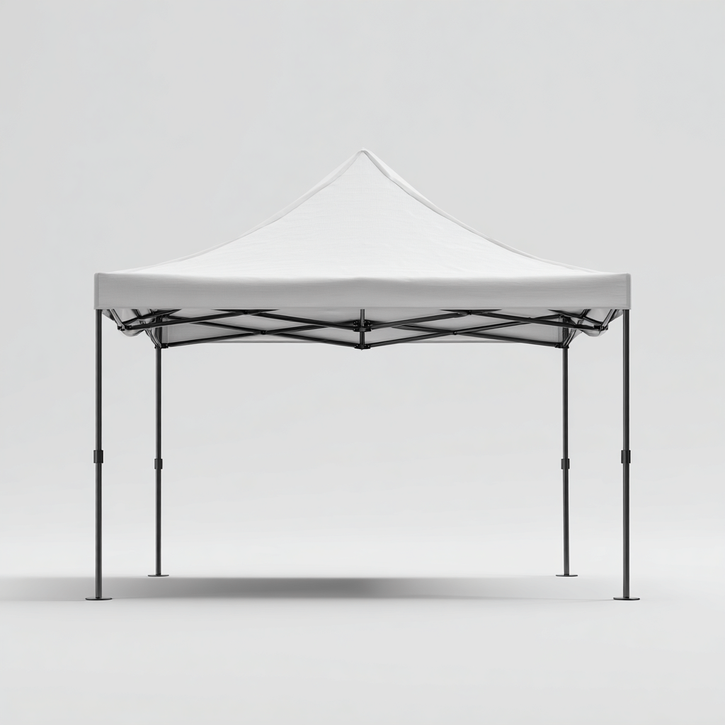Tonnelle de jardin en acier et toile imperméable 300x300x260 cm - blanc - pliable et résistante aux intempéries-Homelyio