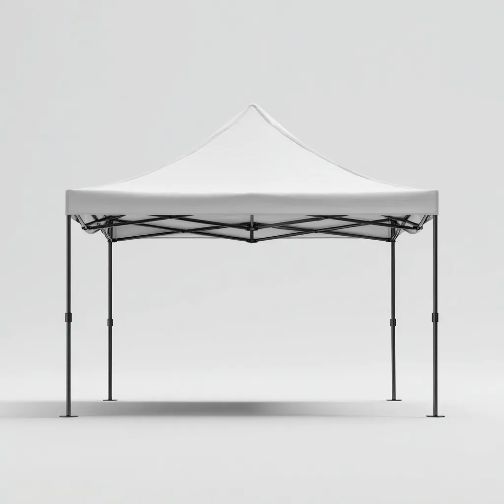 Tonnelle de jardin en acier et toile imperméable 300x300x260 cm - blanc - pliable et résistante aux intempéries-Homelyio