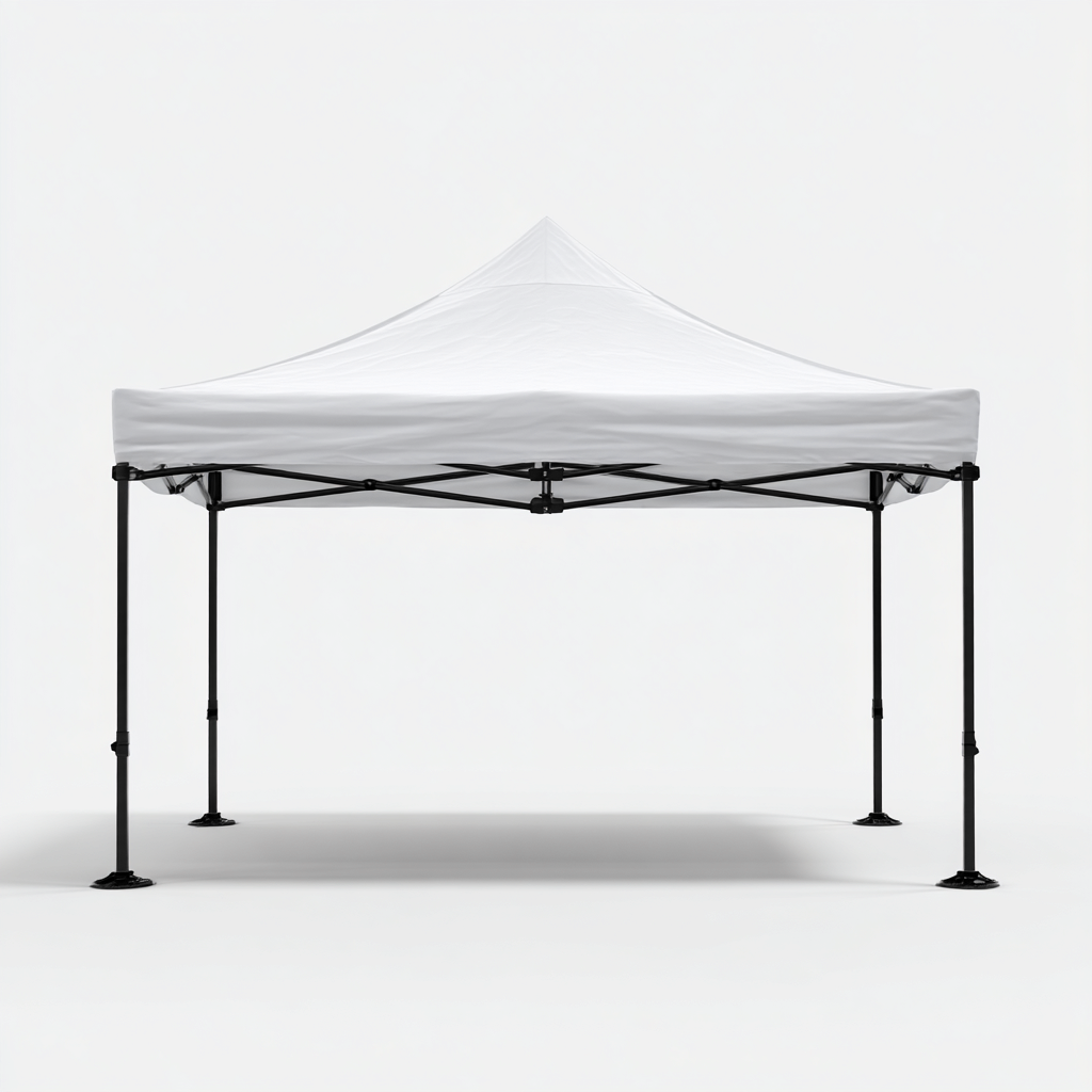 Tonnelle de jardin en acier et polyester 300x300x250 cm - blanc - pliable et résistante aux intempéries-Homelyio