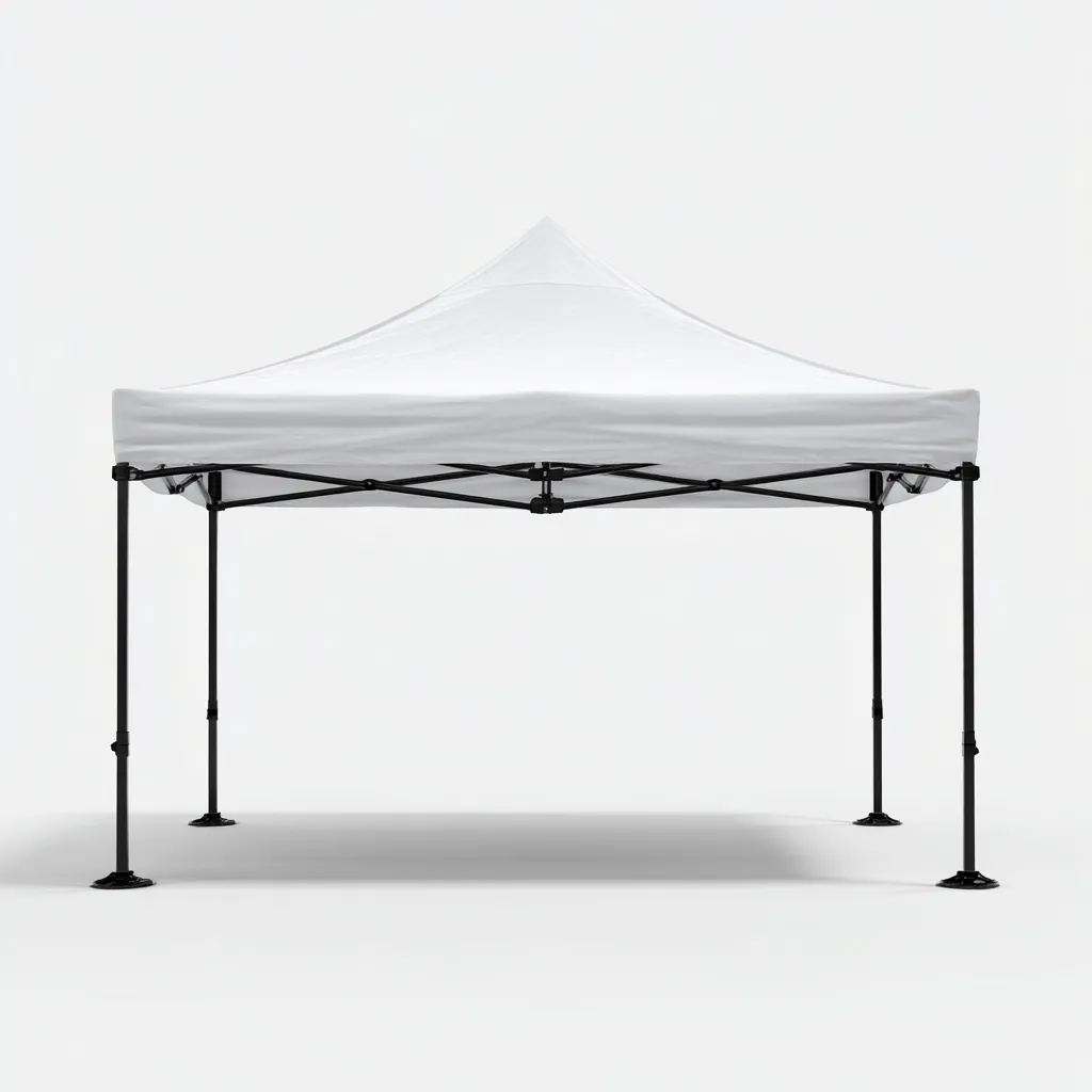 Tonnelle de jardin en acier et polyester 300x300x250 cm - blanc - pliable et résistante aux intempéries-Homelyio