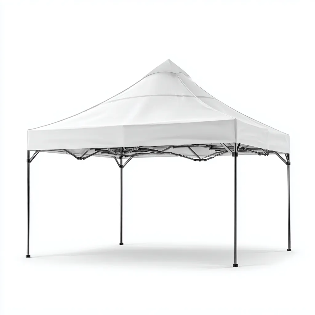 Tonnelle de jardin en acier 300x300x260 cm - blanche - usage jardin - structure pliante imperméable-Homelyio