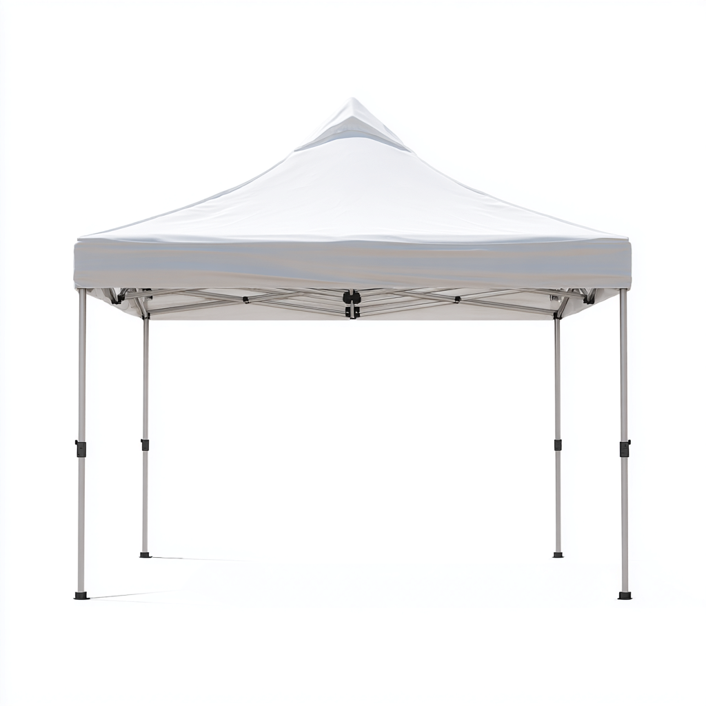 Tonnelle de jardin en aluminium 300x300x260 cm - blanc - structure pliante légère-Homelyio