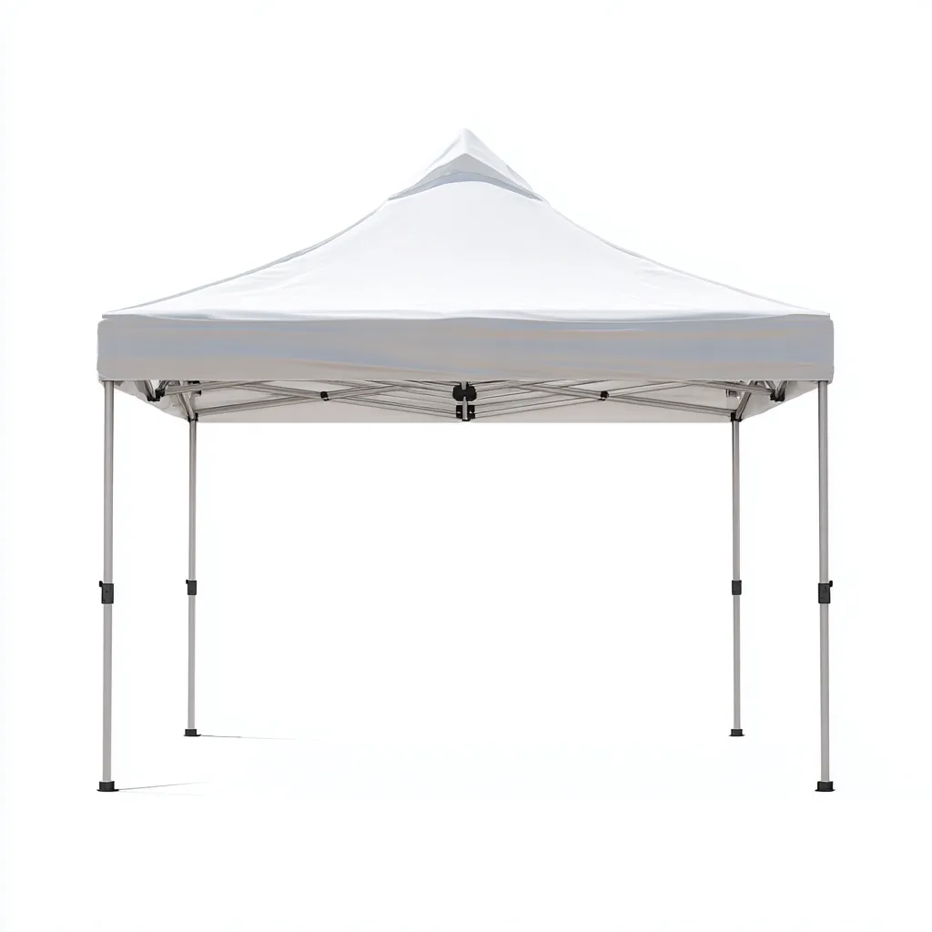 Tonnelle de jardin en aluminium 300x300x260 cm - blanc - structure pliante légère-Homelyio