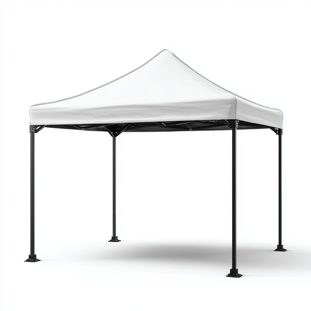 Tonnelle de jardin en acier 250x250x250 cm - blanche - usage jardin - structure pliante résistante-Homelyio