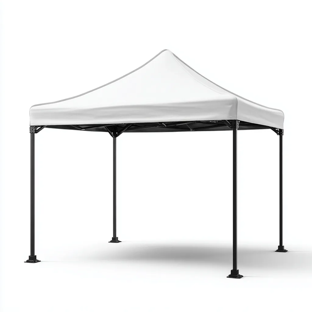 Tonnelle de jardin en acier 250x250x250 cm - blanche - usage jardin - structure pliante résistante-Homelyio