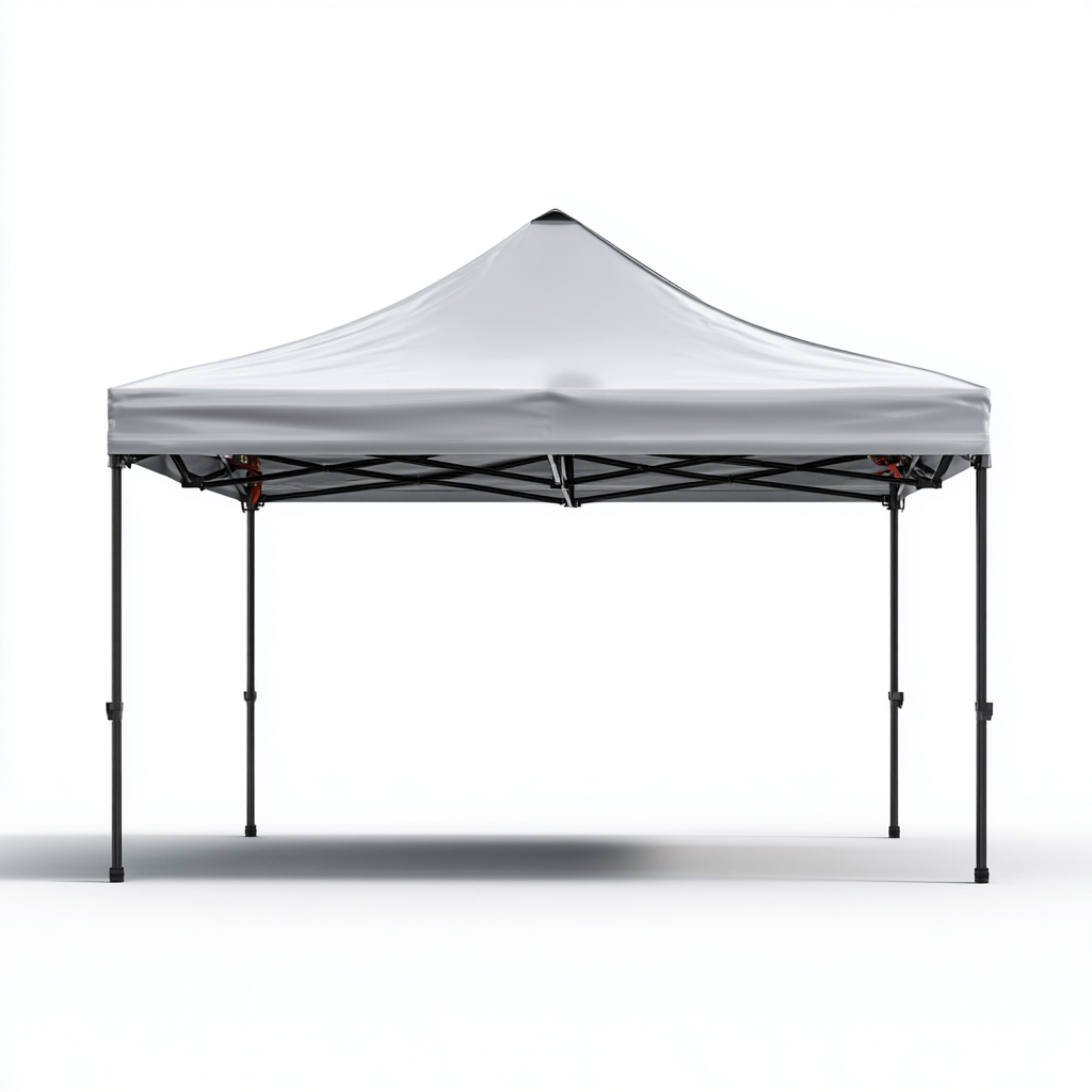 Tonnelle de jardin en acier et polyester 350x300x260 cm - gris clair - pliable et imperméable-Homelyio