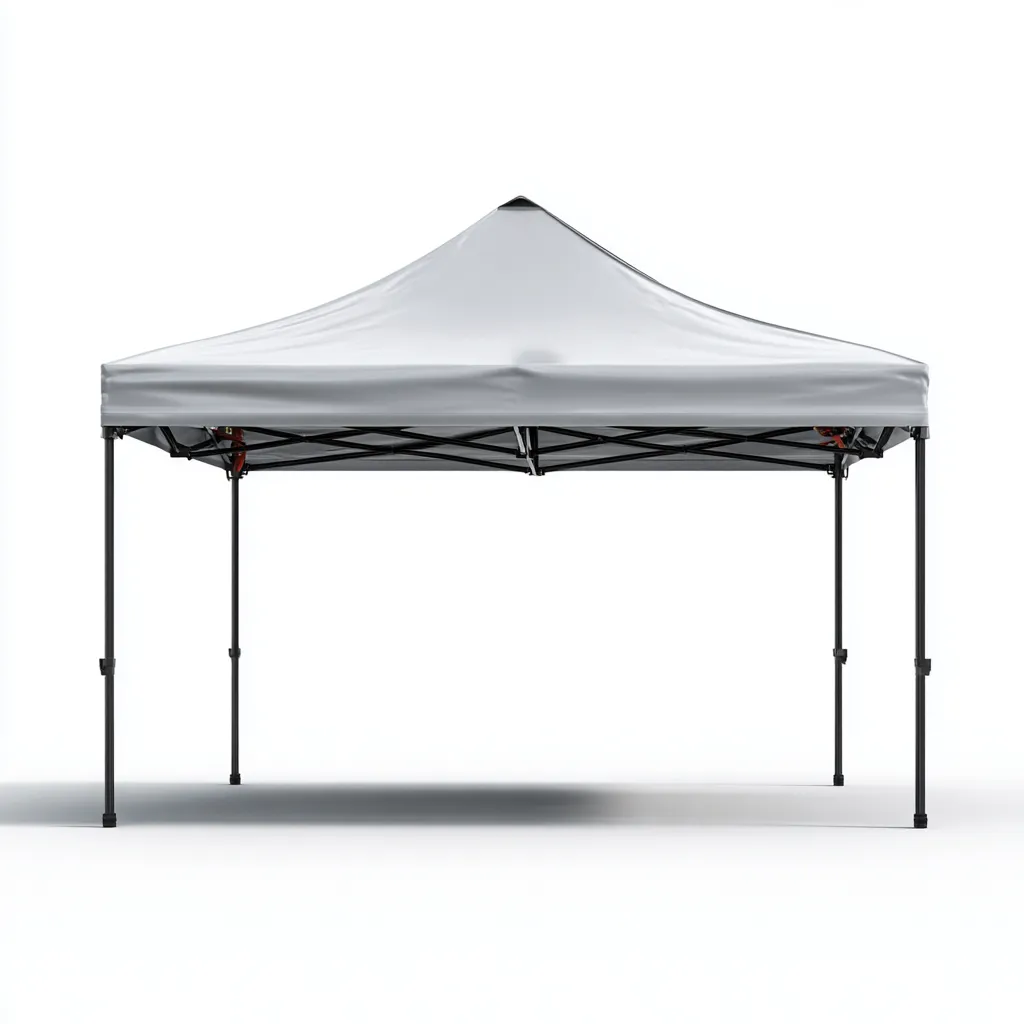 Tonnelle de jardin en acier et polyester 350x300x260 cm - gris clair - pliable et imperméable-Homelyio